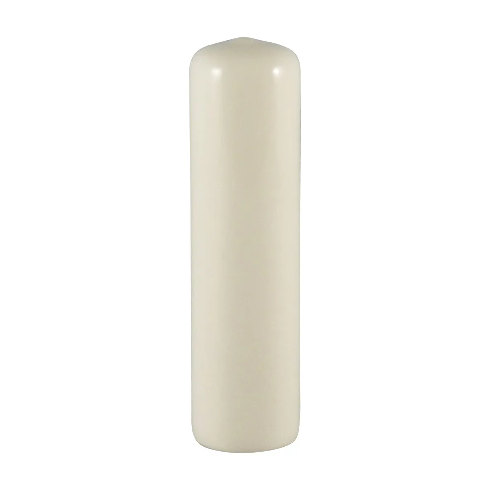 Tope de puerta PVC-P Ø30x100mm - 2 piezas - Blanco