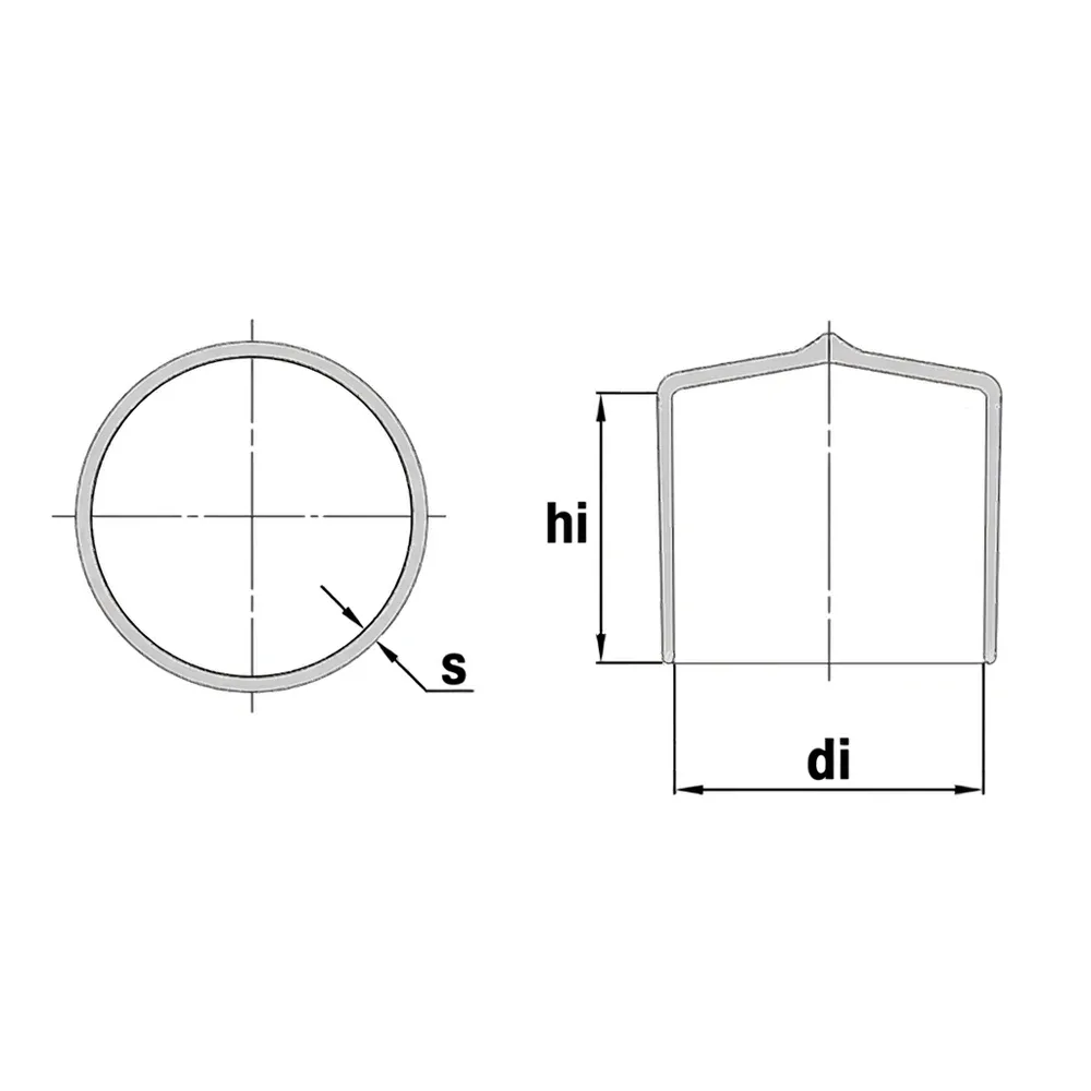 Dibujo técnico: Tapón para tornillos - moldeados por inmersión