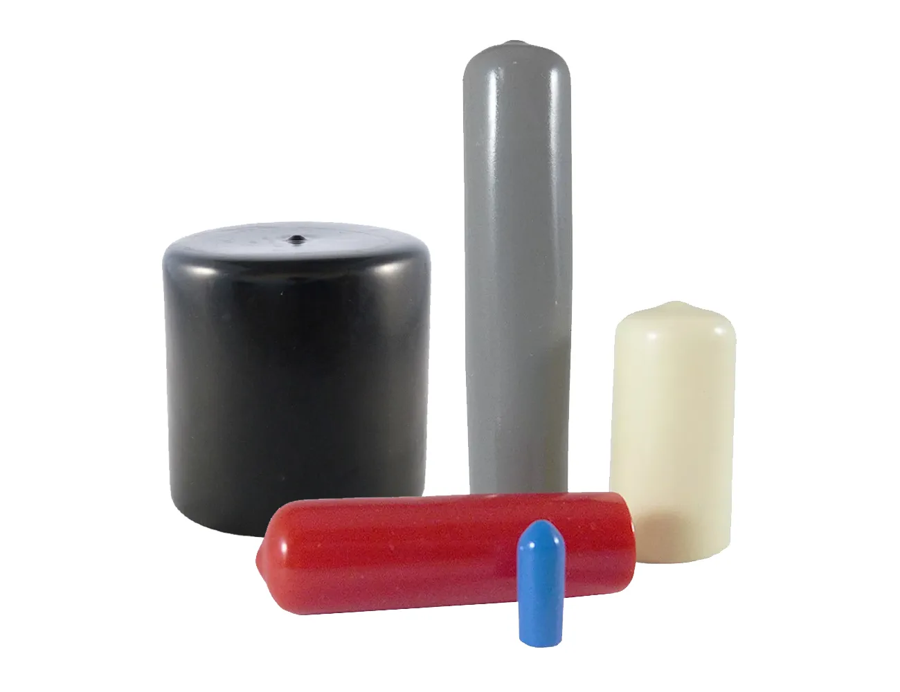 Tapones de PVC para tubos redondos - medidas estándar – Tapones redondos envolventes