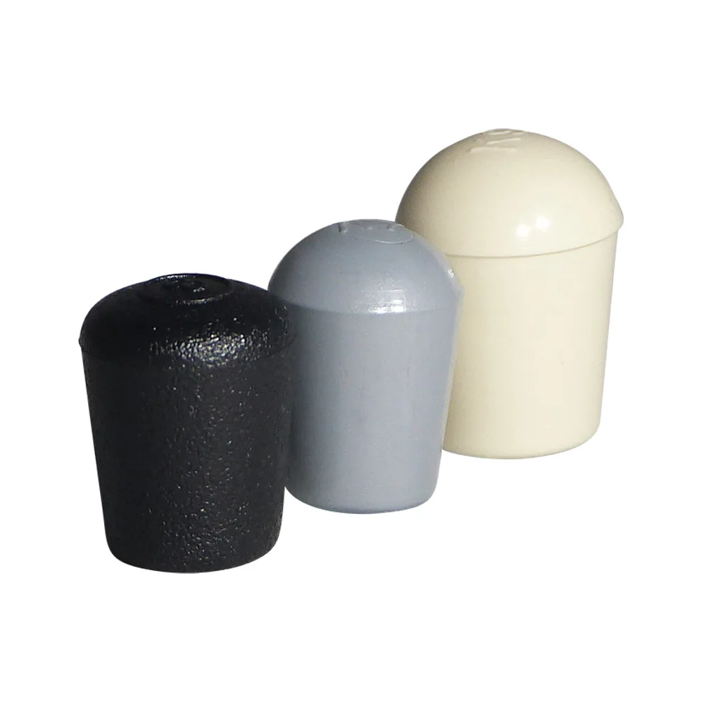 Tapón redondo envolvente PVC - tubo Ø19x23mm - versión pesada - Negro imagen 3