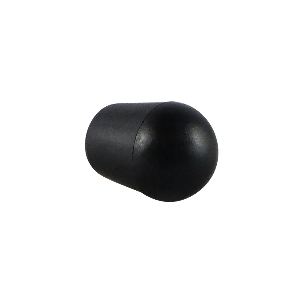 Tapón exterior redondo PVC - tubo Ø2.8mm - Negro intenso imagen 2