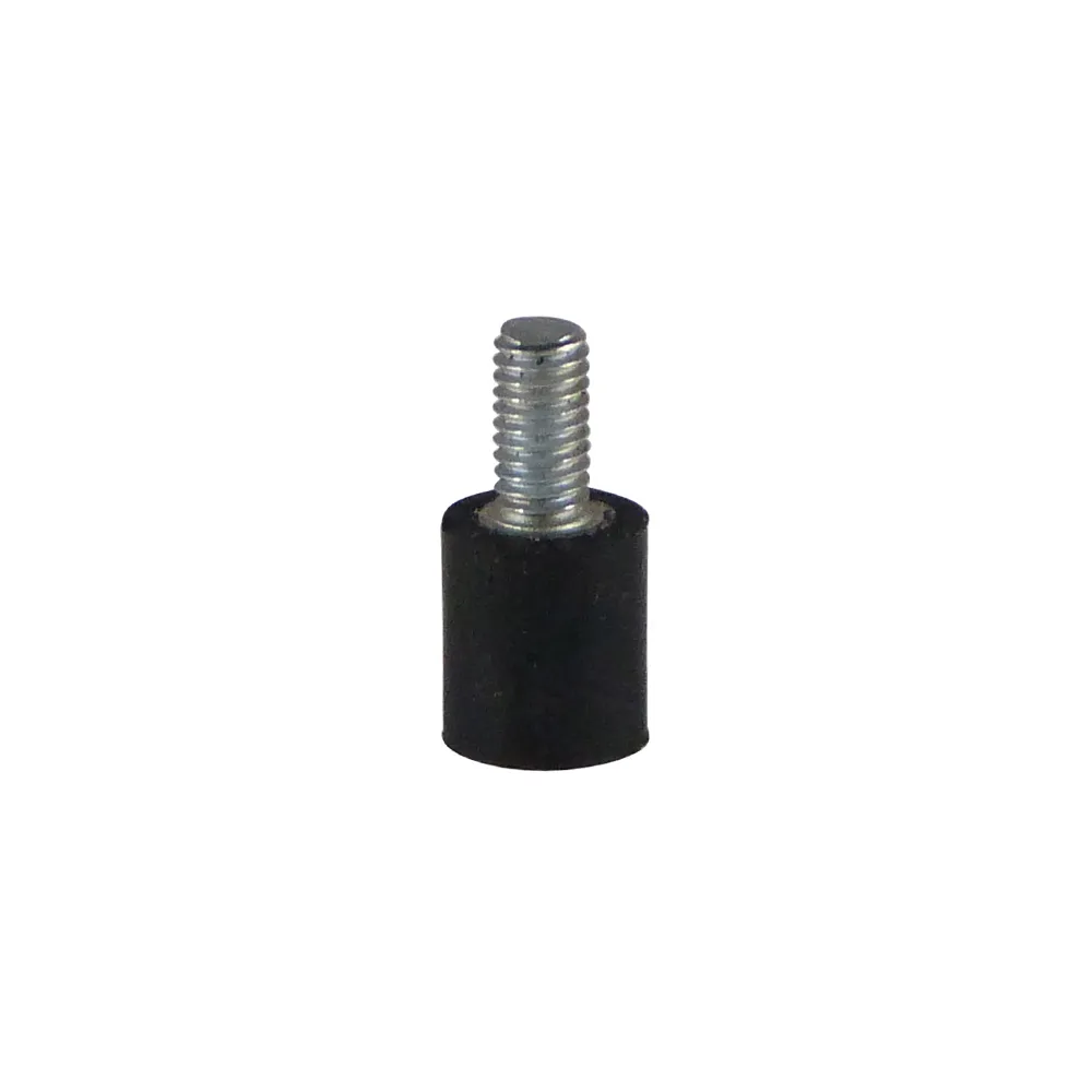 Soporte antivibratorio tipo D NR - 55° ±5 shore - Ø50x50mm - M10x28mm - St37 - Acero 37 imagen 4