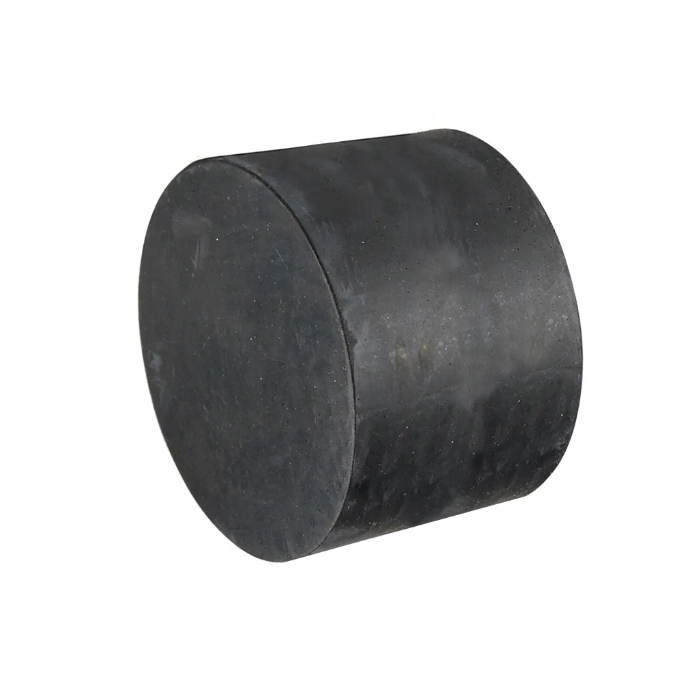 Soporte antivibratorio tipo E NR - 55° ±5 shore - Ø30x30mm - M8 - St37 - Acero 37