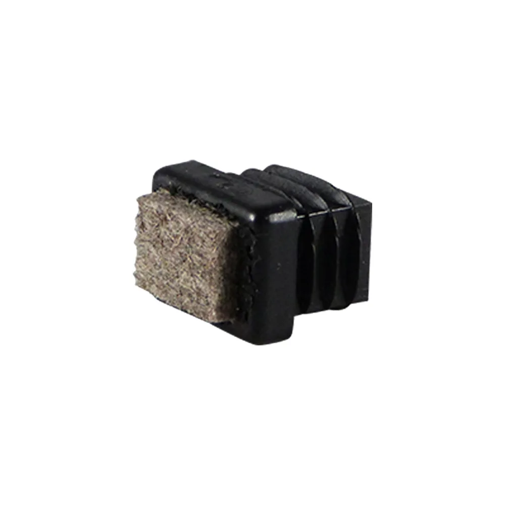Contera rectangular con aletas PE 20x15x1.0-2.0 - fieltro - Negro imagen 4