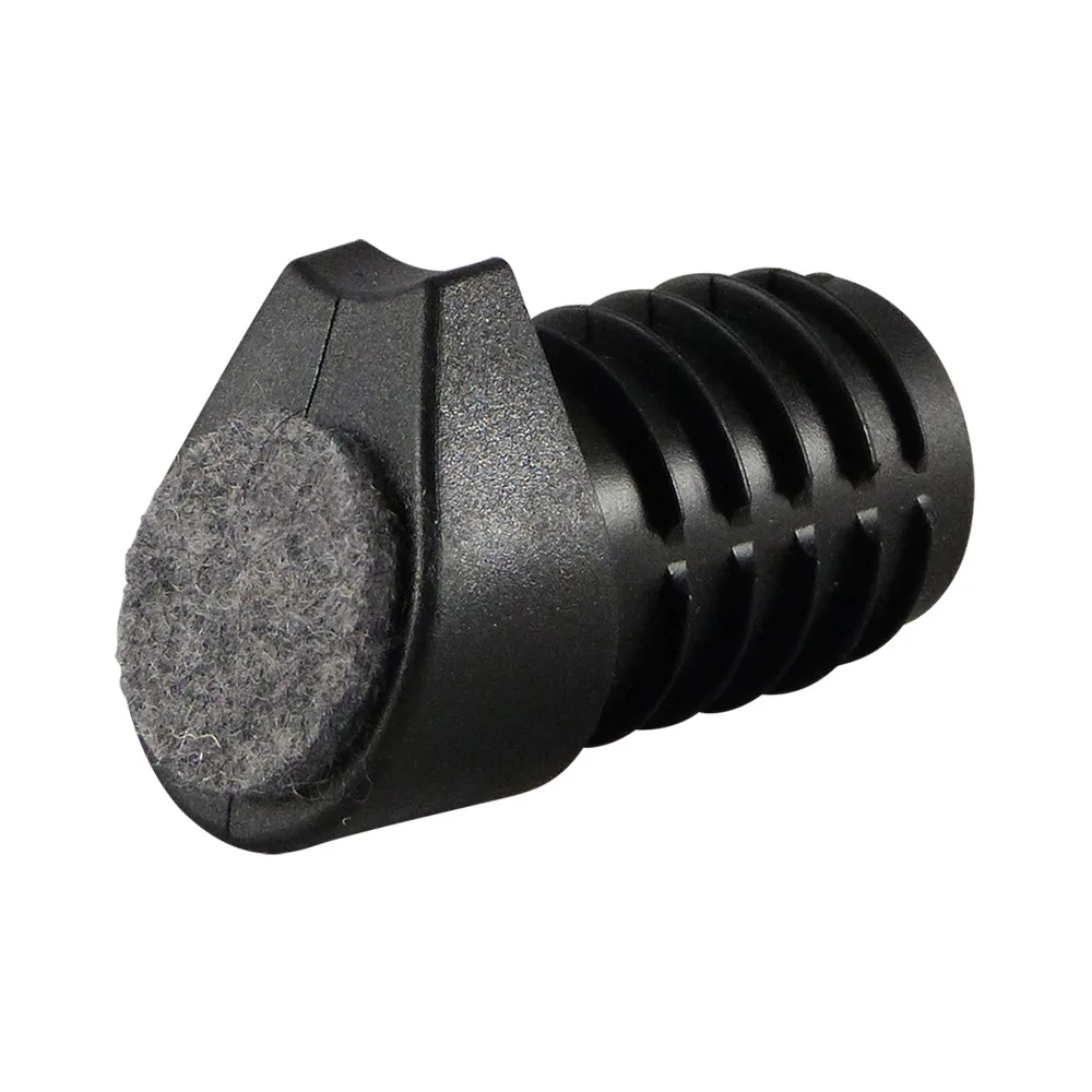 Contera protectora redonda para silla con fieltro PE Ø18mm - 1.5-2.0mm - pie inclinado 12-18° - Negro imagen 2