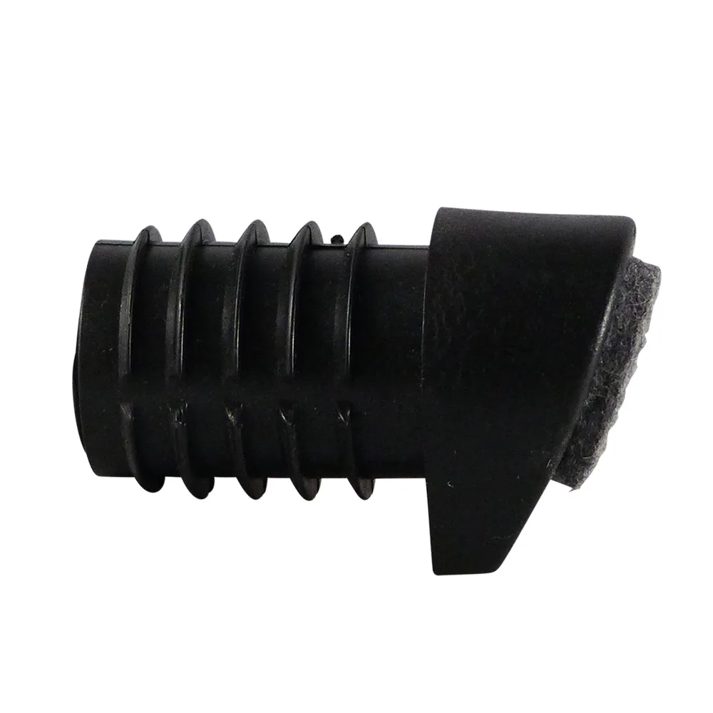 Contera protectora redonda para silla con fieltro PE Ø18mm - 1.5-2.0mm - pie inclinado 12-18° - Negro imagen 3