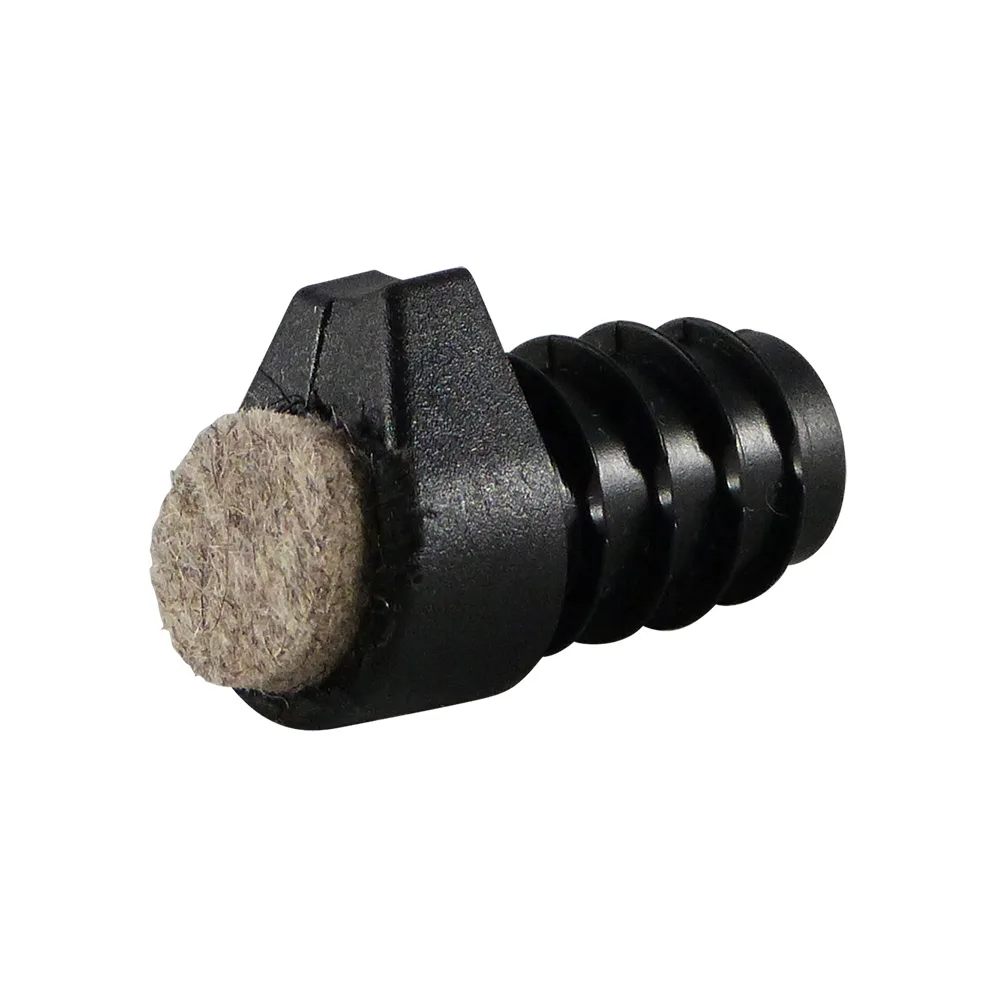 Contera protectora redonda para silla con fieltro PE Ø18mm - 1.5-2.0mm - pie inclinado 12-18° - Negro imagen 5