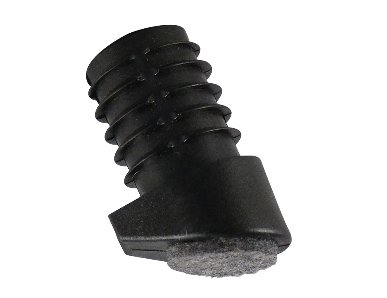 Contera inclinada anti rasguño protectora  con base de fieltro – Conteras para tubos redondos