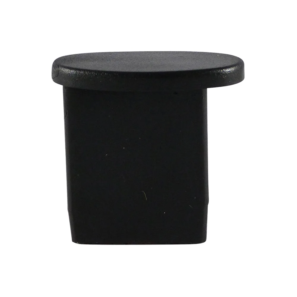Contera con tope sin aletas PE para tubo 31x6mm - Negro imagen 5