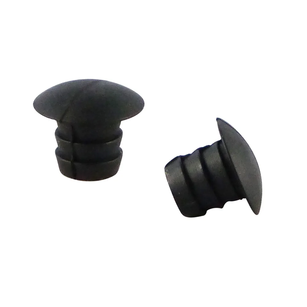 Tacos antideslizantes de caucho para rejillas perforadas redondos Ø38x7mm - vástago Ø16x10mm - Naranja imagen 4
