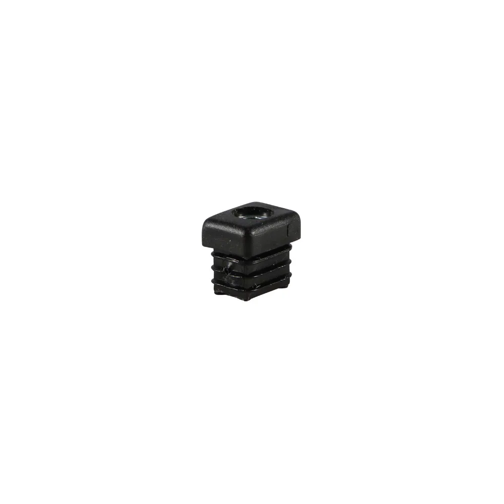 Contera rectangular con aletas PE 12x12mm - 1.0-2.0mm - M8 - Negro imagen 4