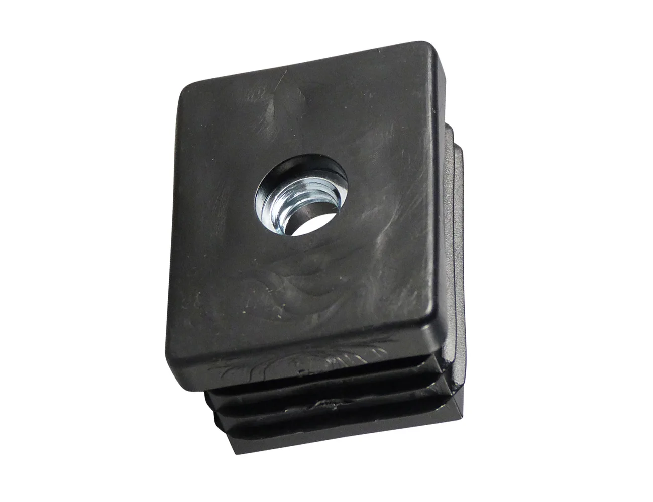 Contera rectangular rosca integrada – Conteras rectangulares roscadas