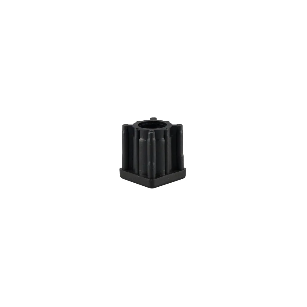 Contera cuadrada con aletas PA-GF - 30x30mm - M16 - 2.0mm - casquillo roscado -Negro imagen 5