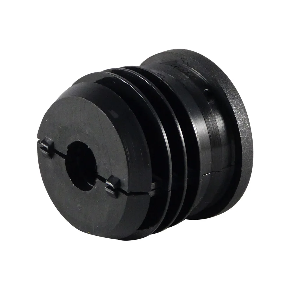 Casquillo roscado metálico PA - 2 partes - Ø20mm - 1.0-1.5mm - M8 - Negro