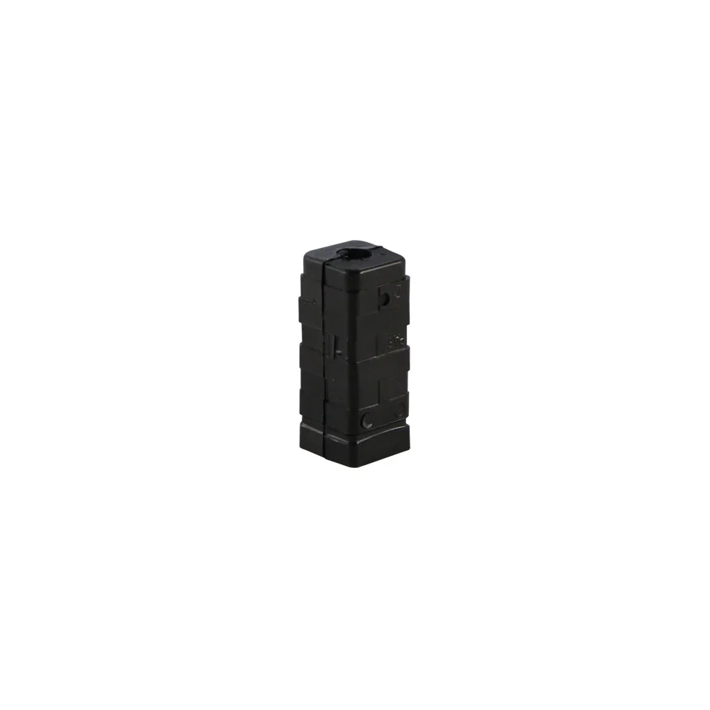 Conector expansible con casquillo roscado cuadrado PA 25x25mm - 1.5mm - con 2 tuercas - M10 -Negro imagen 4