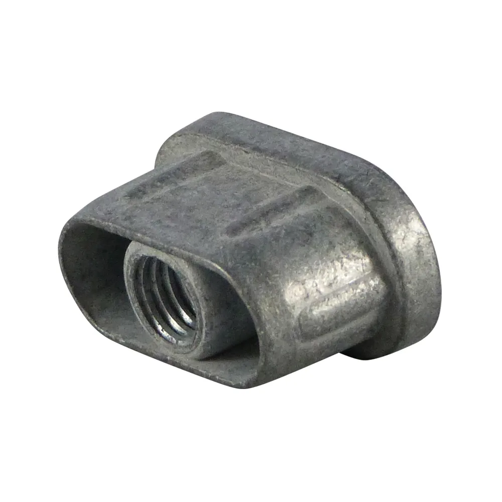 Contera ovalada con aletas con aleación de zinc 38x20mm - 1.5mm - rosca M10 - Zinc imagen 3