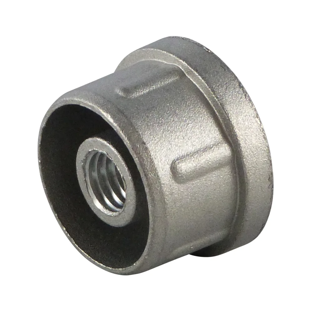 Contera aletada redonda Ø32mm - 1.5mm - tuerca metálica M10 - Zinc imagen 3