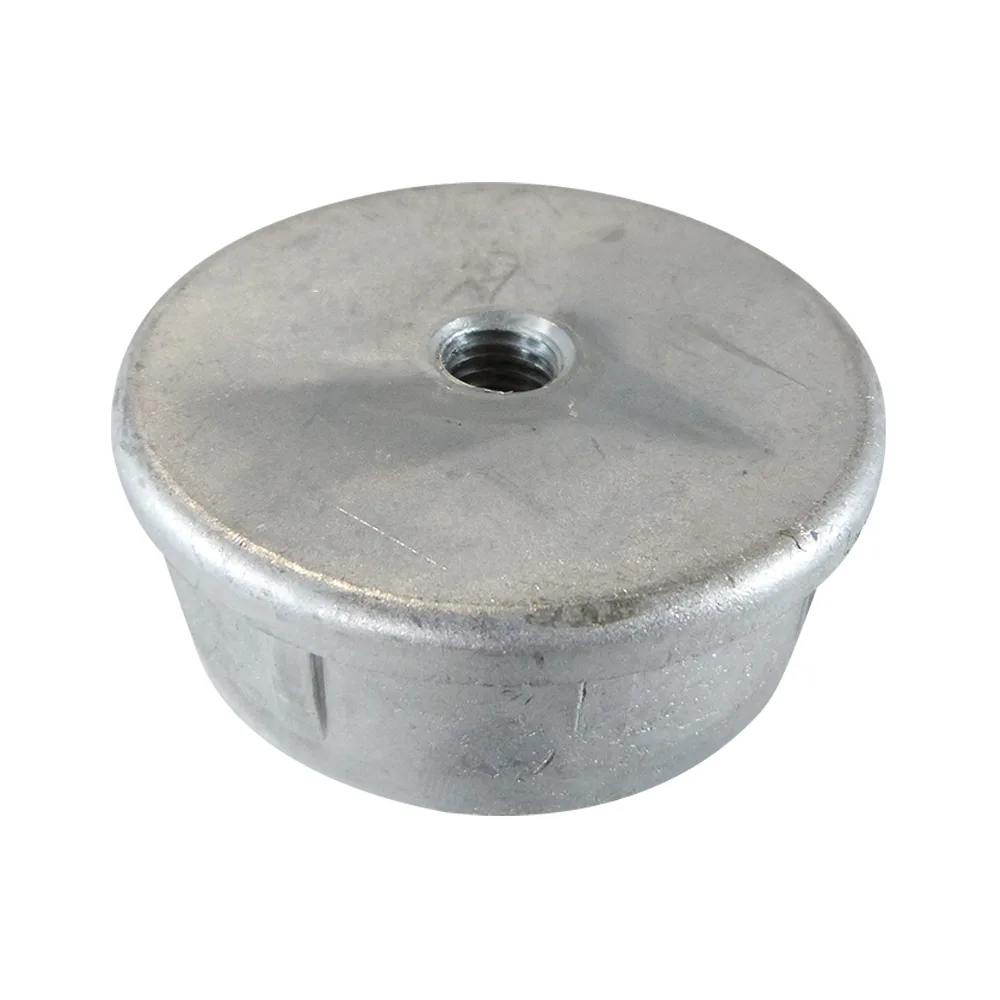 Contera aletada redonda Ø32mm - 1.5mm - tuerca metálica M10 - Zinc imagen 4