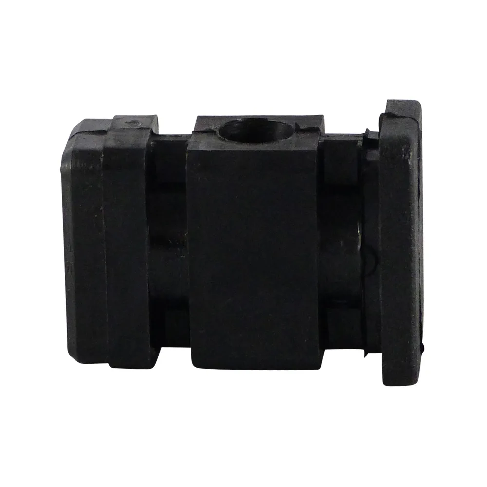 Conector esquinero con manguito roscado 50x25x2.0mm - M10 - Negro imagen 3
