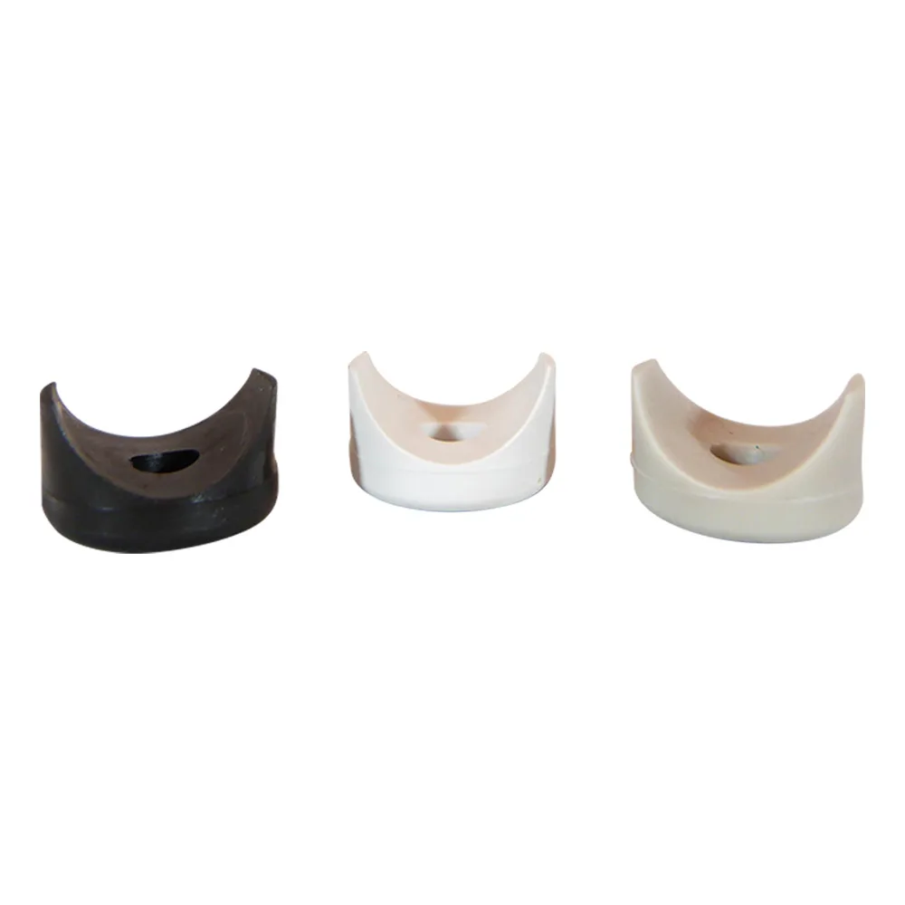 Deslizador redondo para tubo PVC - Ø21mm - orificio para tornillo Ø6.0mm - Gris imagen 5