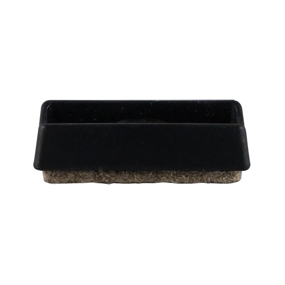 Taco rectangular con fieltro para tubos autoblocante PE - Ø22.0-25.0mm - Negro imagen 5