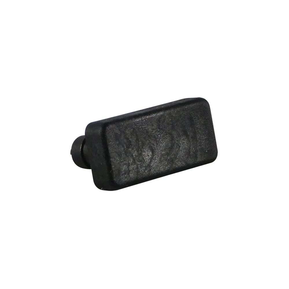 Placa deslizadora PE para tubo 25 x 12 x 4.9mm - perforación Ø5.8-6.5mm - Negro imagen 4