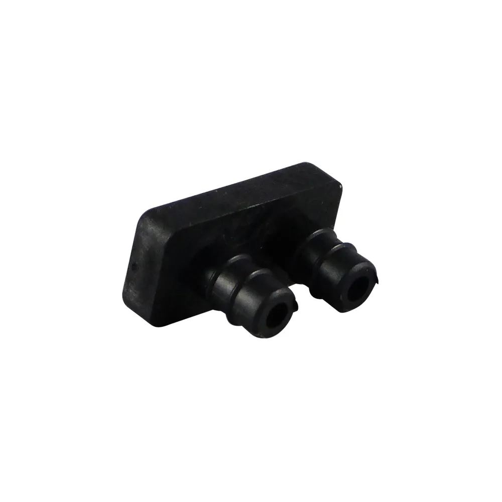 Placa deslizadora PE para tubo 25 x 12 x 4.9mm - perforación Ø5.8-6.5mm - Negro imagen 5