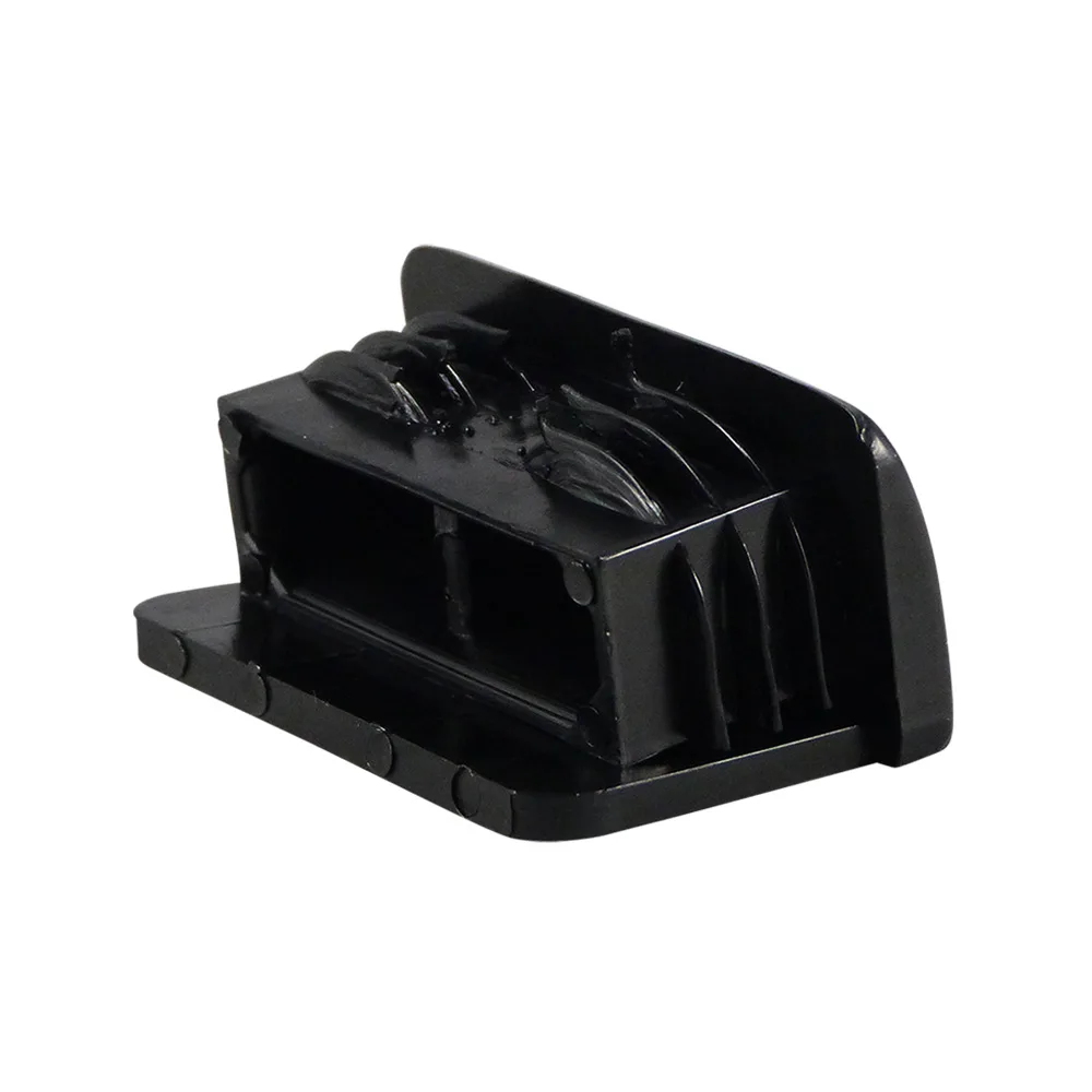Contera con aletas PE 45x20mm - 1.0-2.0mm - borde lateral largo - Blanco
