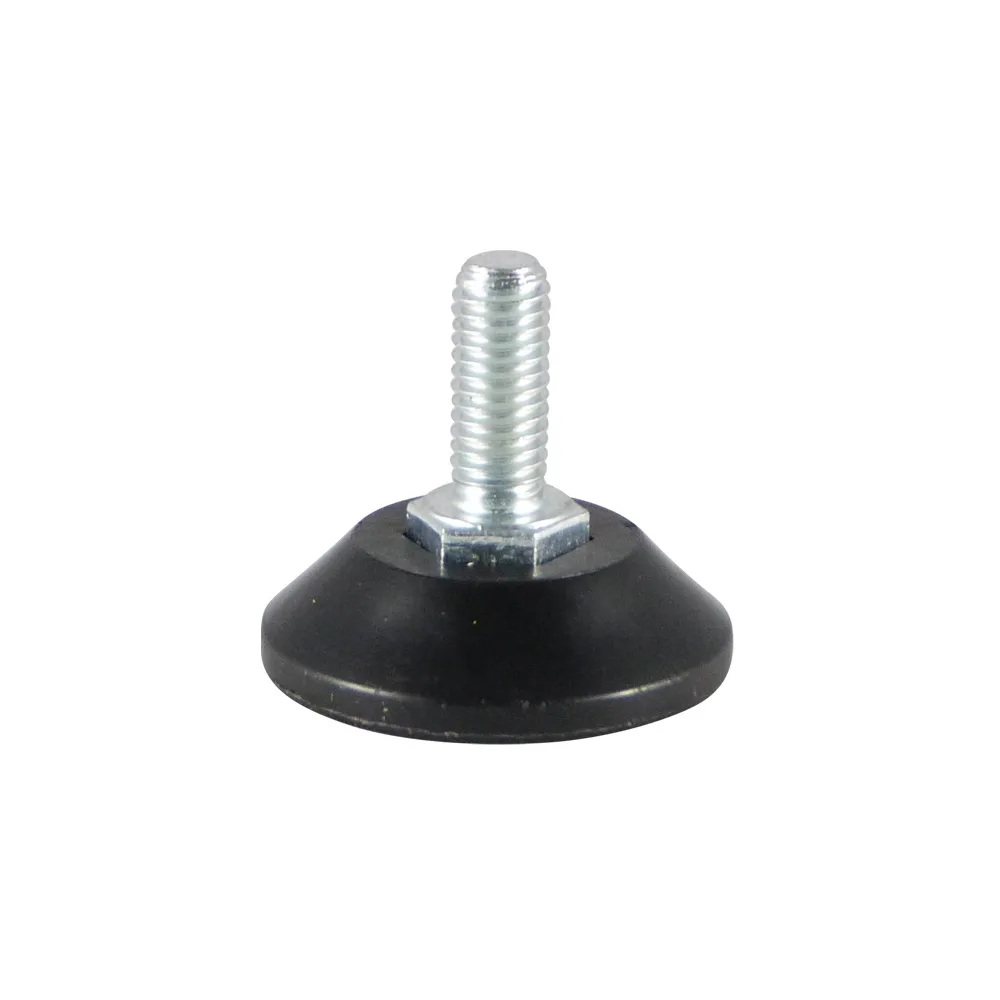 Pie nivelador fijo redondo PP Ø48mm - M8x30 - Negro imagen 3