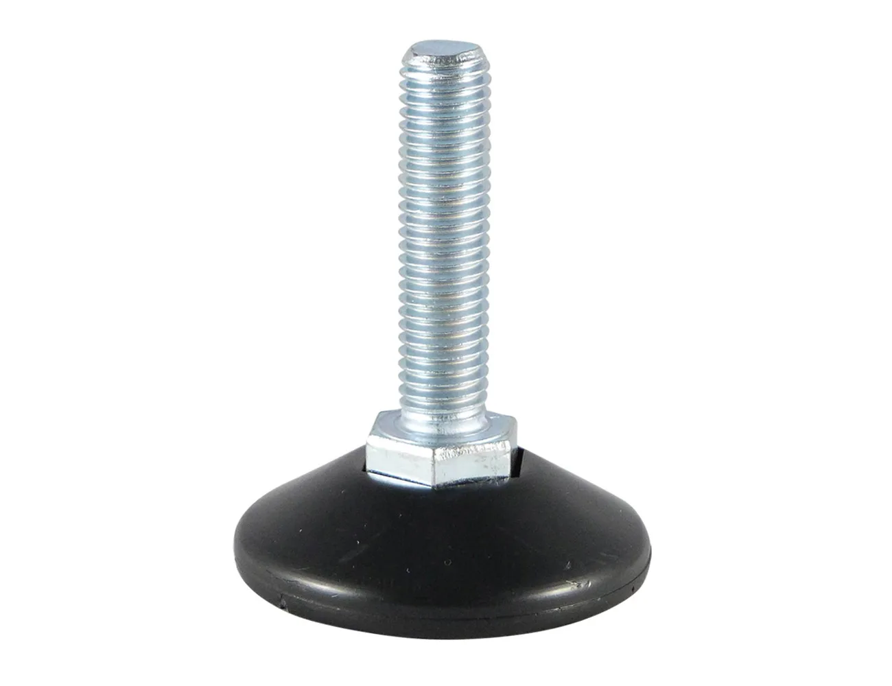 Pie nivelador con base fija de plástico – Pies niveladores - acero