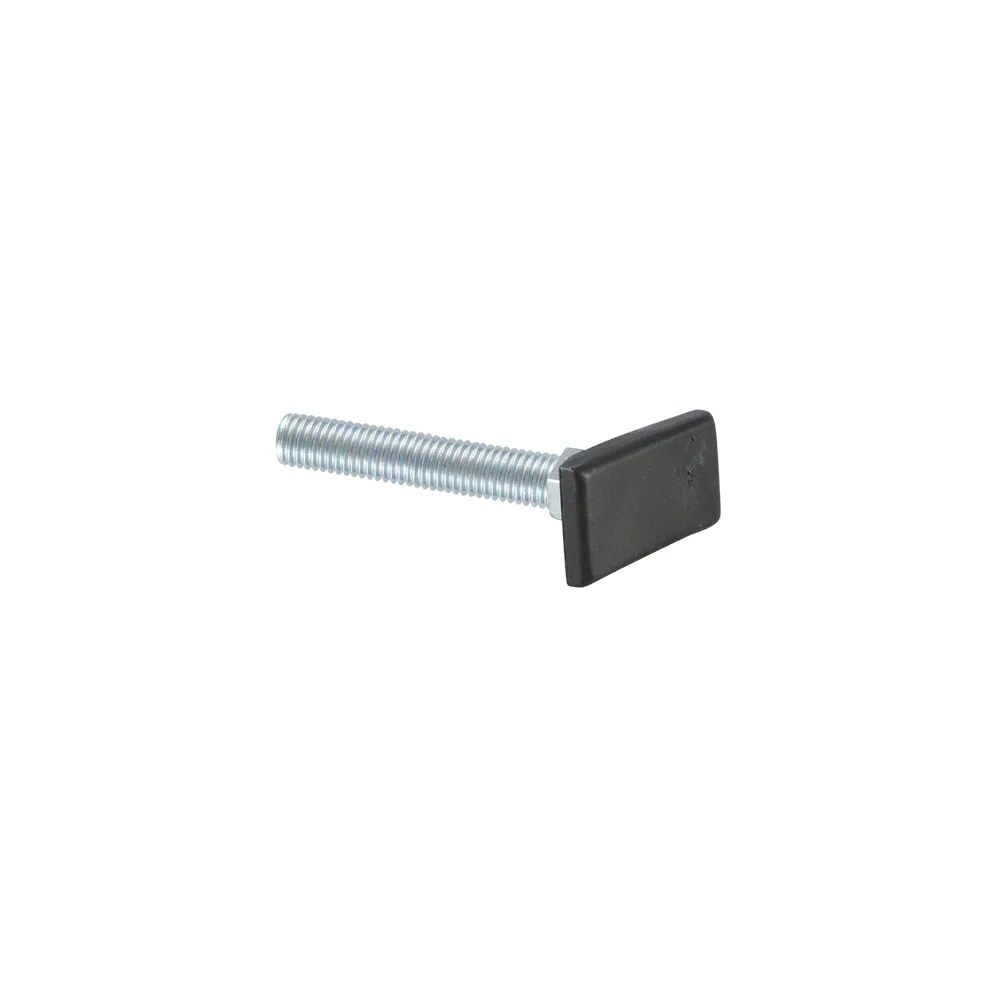 Pie nivelador rectangular 50x25 - M10x100 - Negro imagen 4