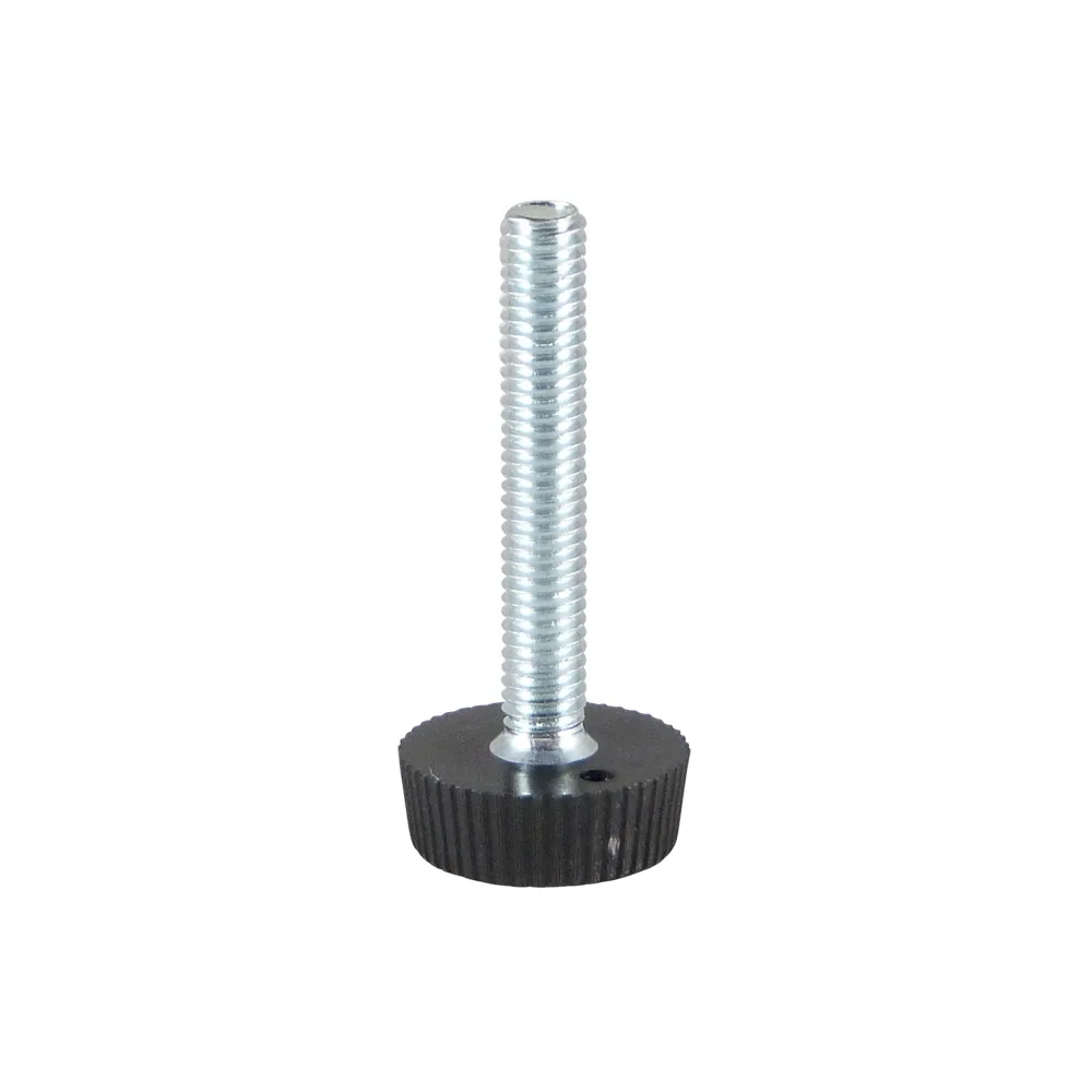 Pie nivelador cónico grueso Ø32 - M8x/47 - Negro imagen 3