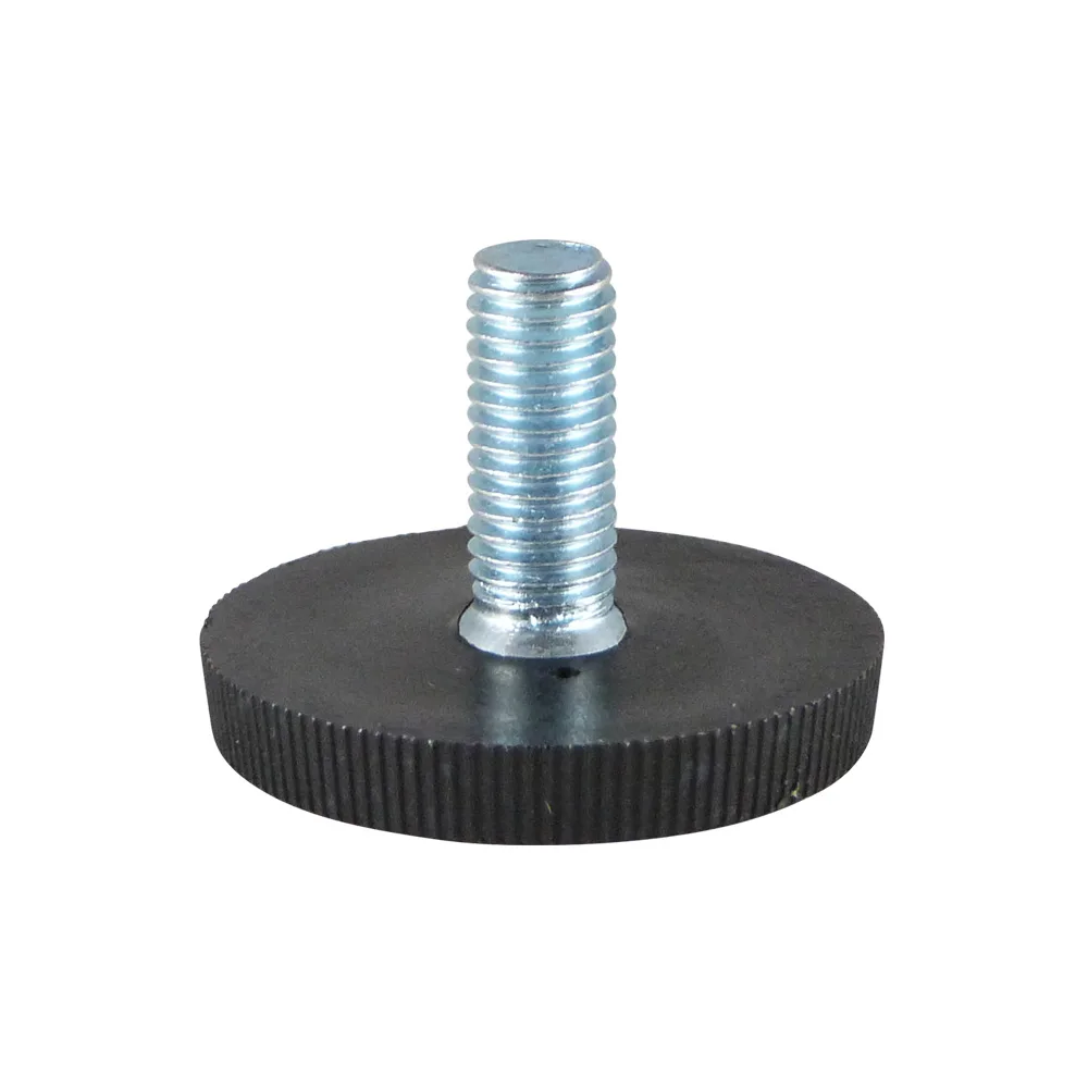Pie nivelador cónico grueso Ø32 - M8x/47 - Negro
