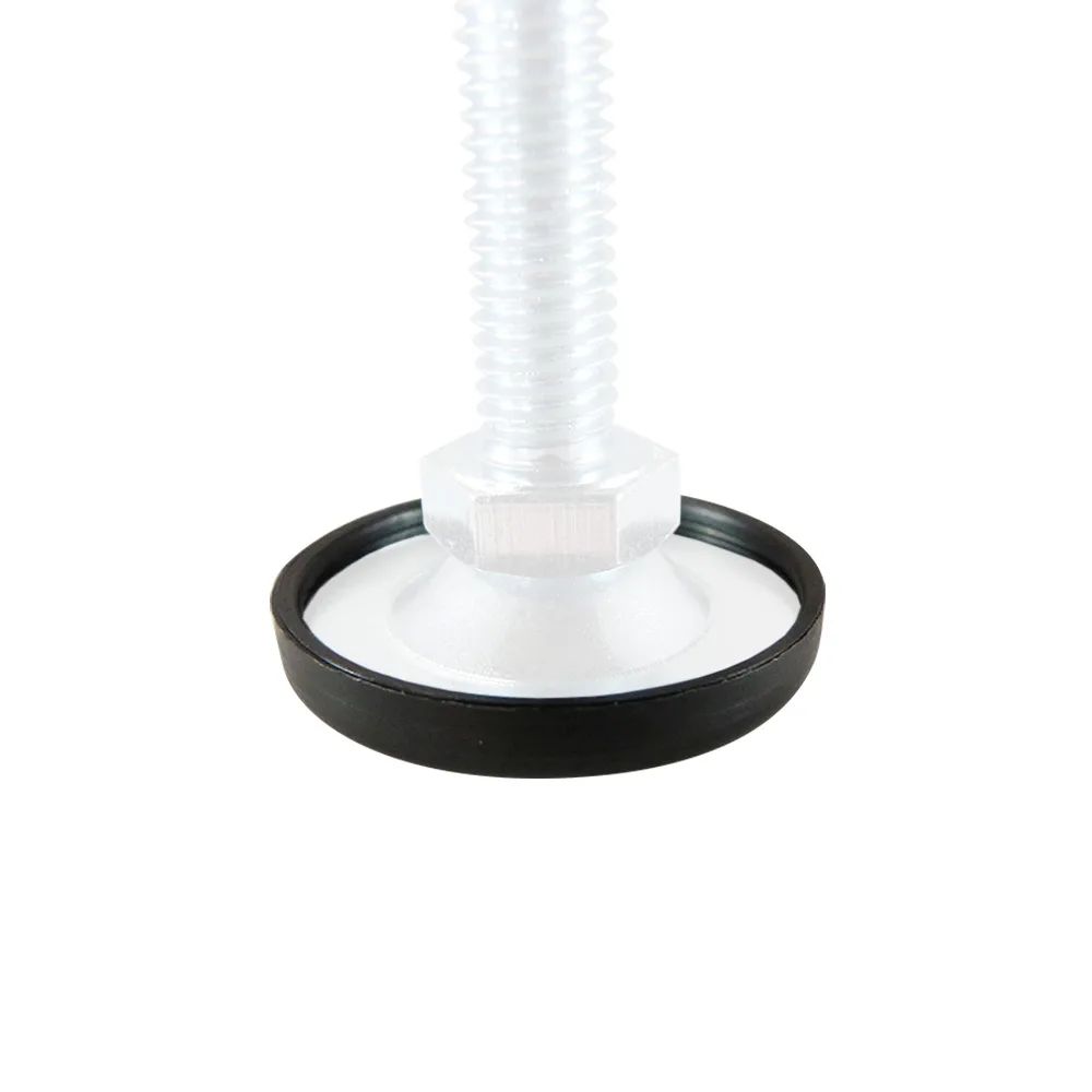 Tapa protectora para pie nivelador con base de acero galvanizado redondo Øx5mm - Natural imagen 2