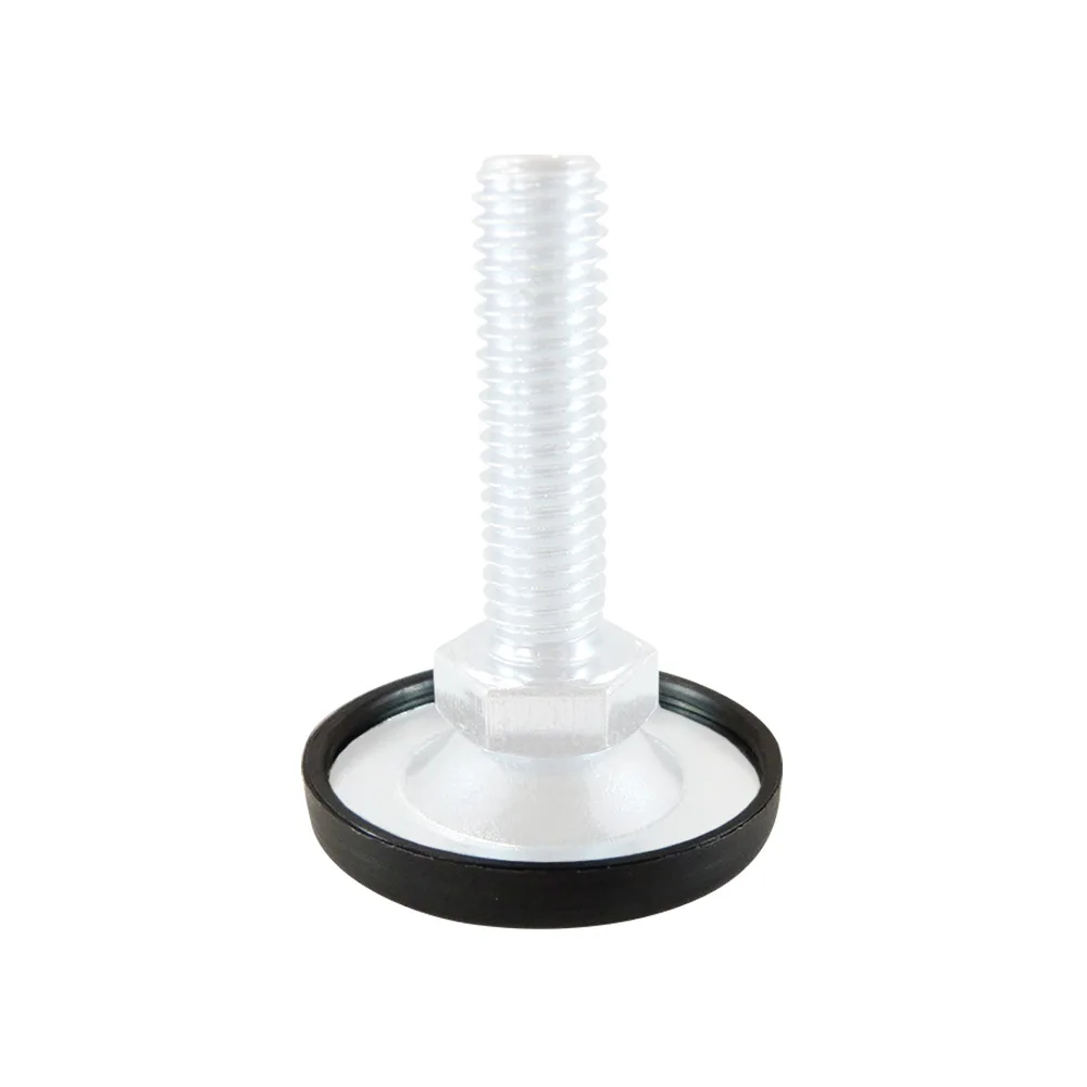 Tapa protectora para pie nivelador con base de acero galvanizado redondo Øx5mm - Natural imagen 4