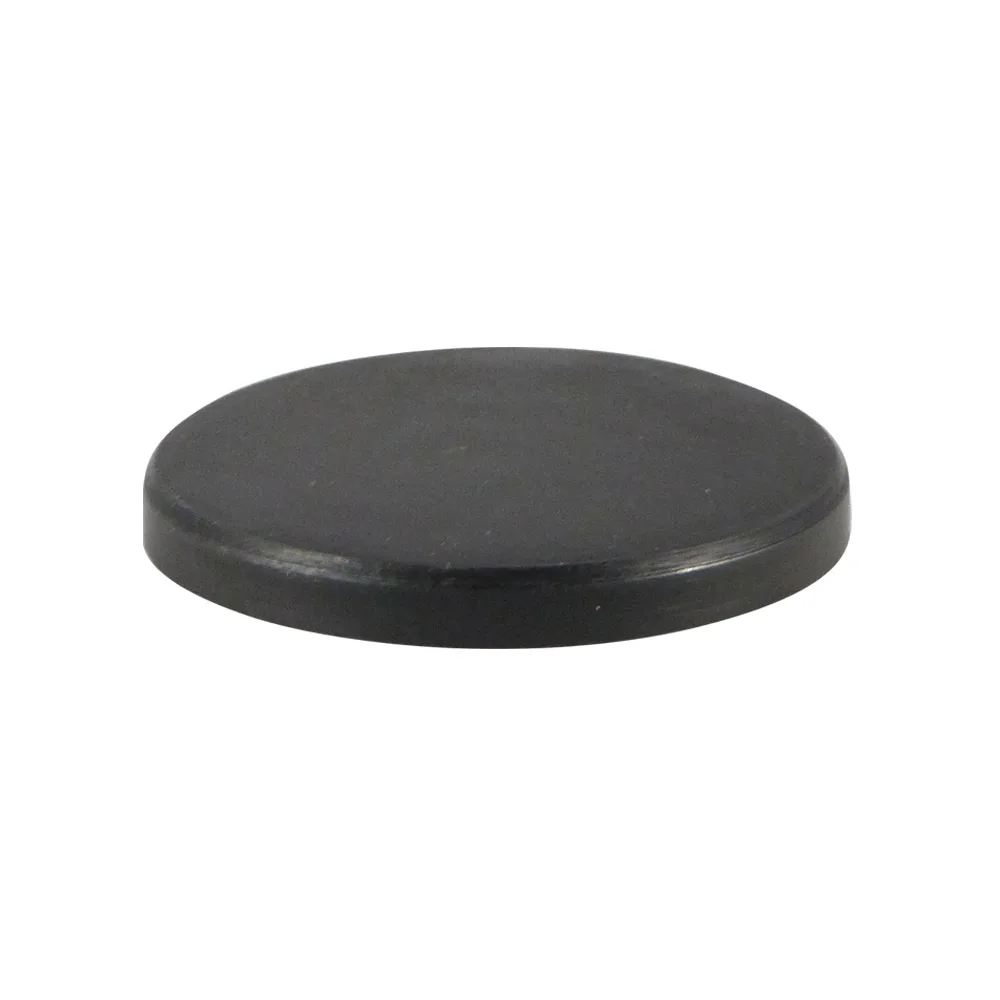 Tapa protectora para pie nivelador con base de acero galvanizado redondo Øx5mm - Natural
