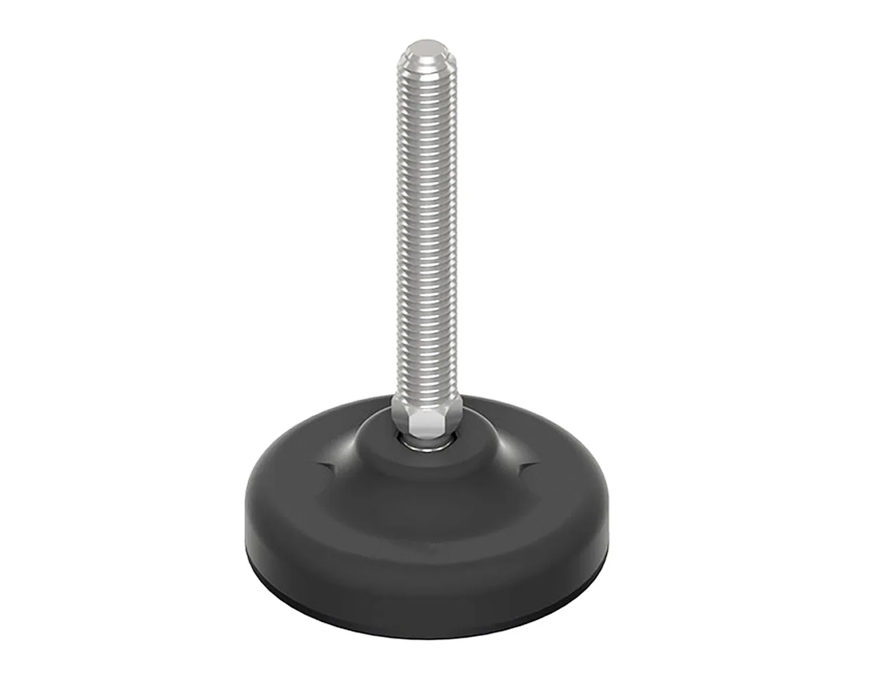 Pie nivelador con rótula - alta resistencia - acero galvanizado – Pies niveladores - acero