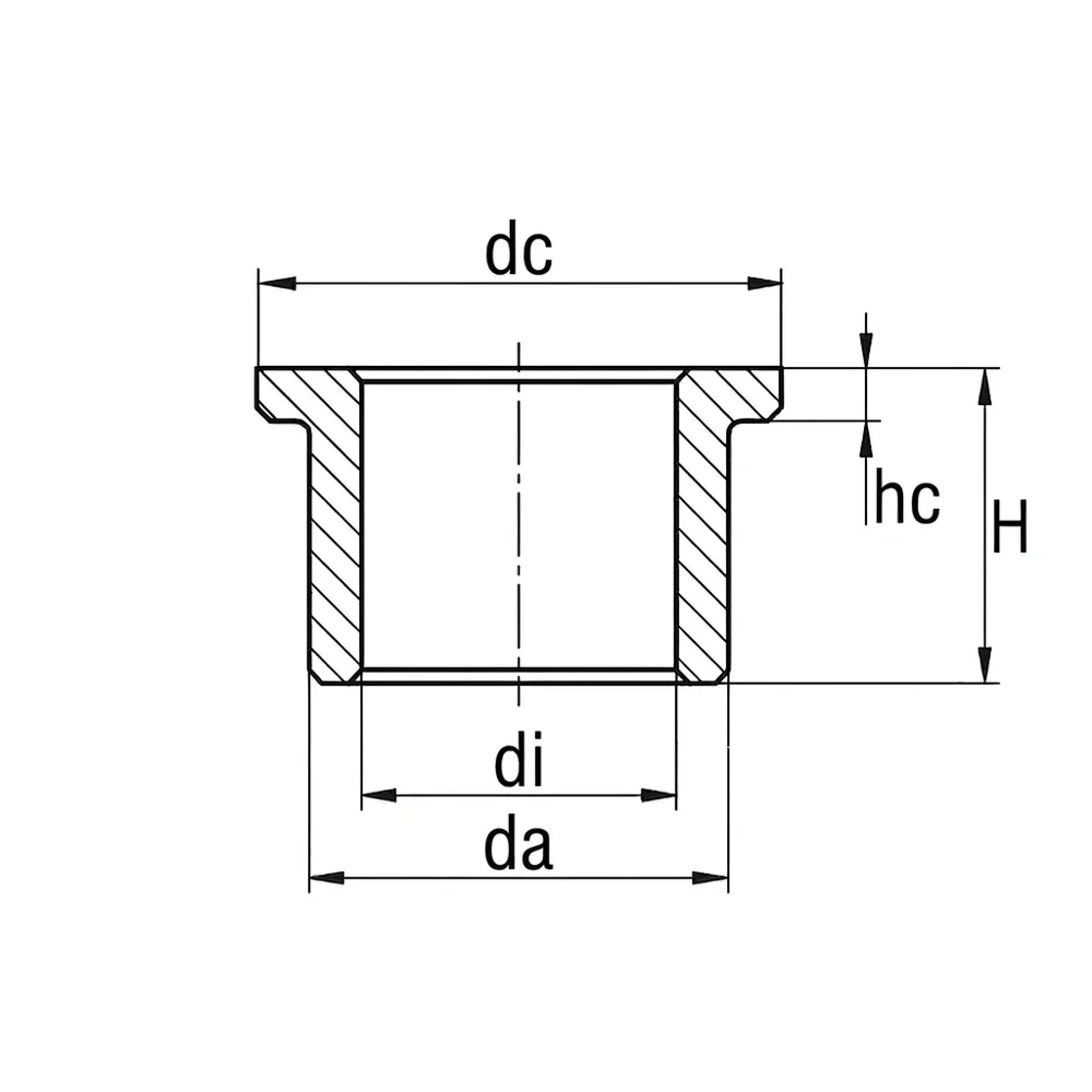 Dibujo técnico: Casquillo y arandela aislantes