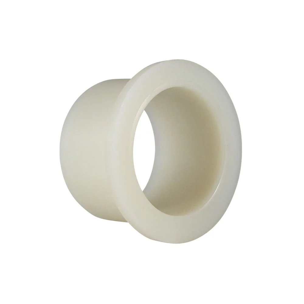 Casquillo liso con valona PA - Ø10x13x21x15x3.0mm - Natural imagen 2