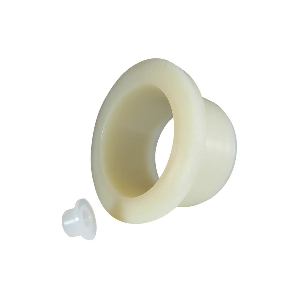 Casquillo liso con valona PA - Ø10x13x21x15x3.0mm - Natural imagen 3