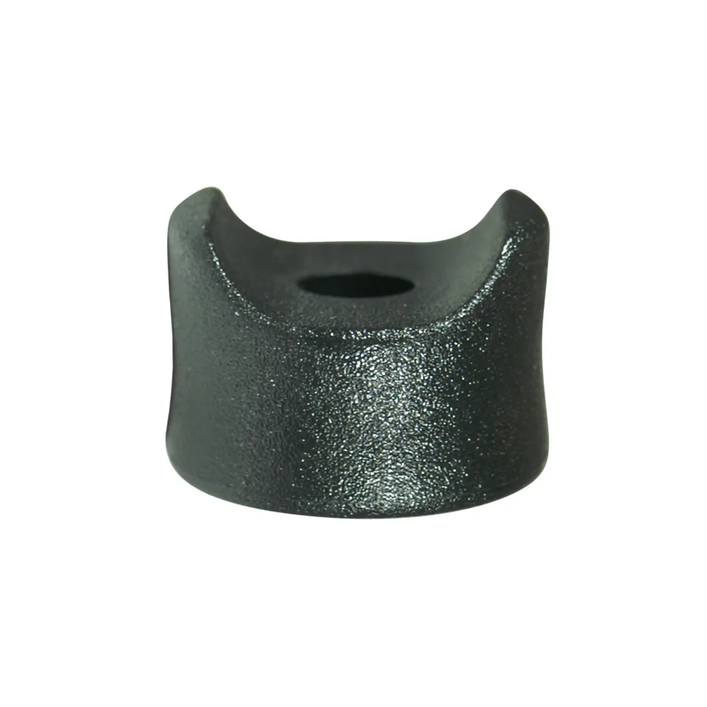 Arandela con recorte para tubo Ø17.0x10.0 - perforación Ø6.0mm - Negro imagen 2