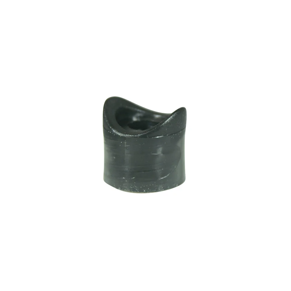 Arandela con recorte para tubo Ø17.0x10.0 - perforación Ø6.0mm - Negro