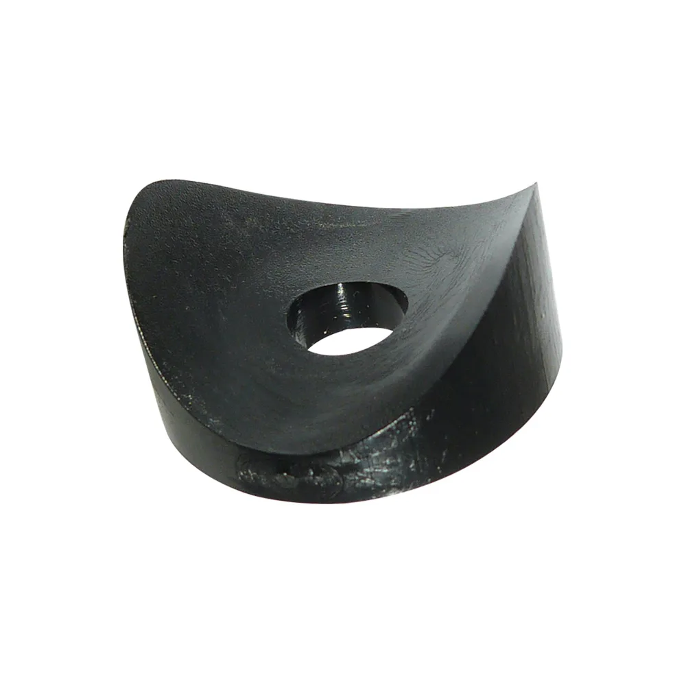 Arandela unilateral para sillas PE Ø25.0x15.0 - perforación Ø8.2mm Negro Ø29.0-32.0mm