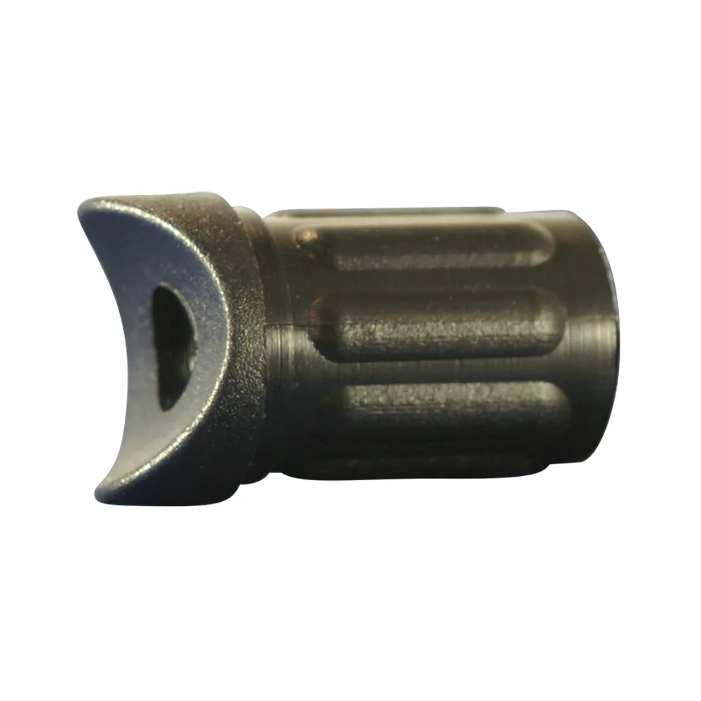 Conector transversal para tubo redondo 90° PA Ø16mm - 1.0mm - de 2 partes - L=20mm - M6 tuerca - Negro imagen 2