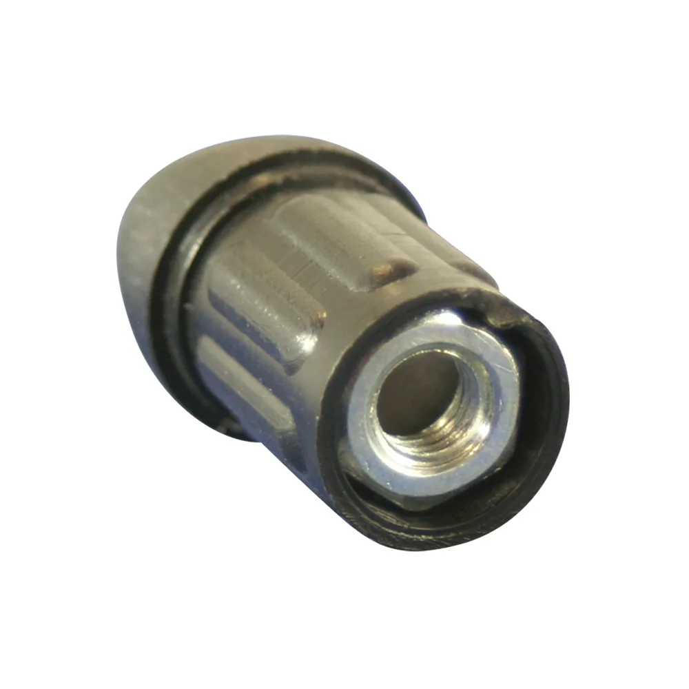 Conector transversal para tubo redondo 90° PA Ø16mm - 1.0mm - de 2 partes - L=20mm - M6 tuerca - Negro