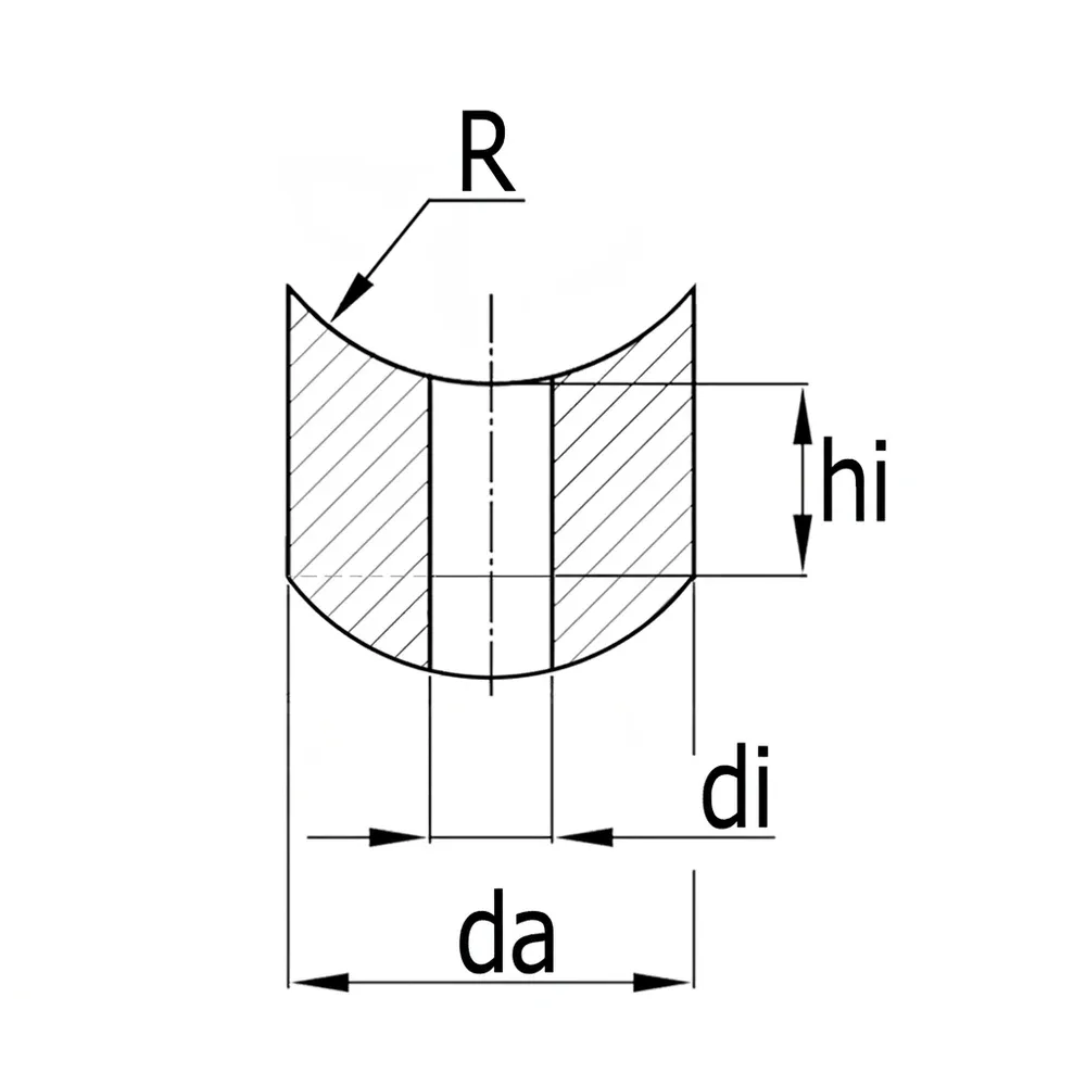 Dibujo técnico: Arandela para uniones de 90°
