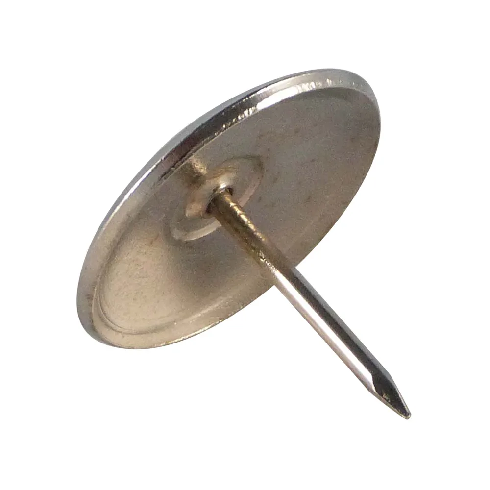 Tope deslizador redondo con clavo para muebles Ø10mm - St - Acero - Níquel imagen 3