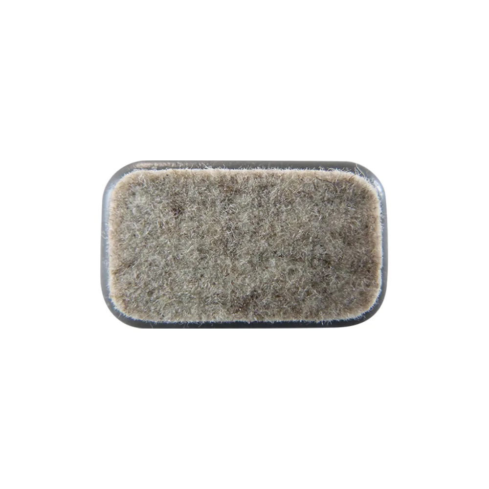 Tope deslizante con clavo y fieltro - rectangular