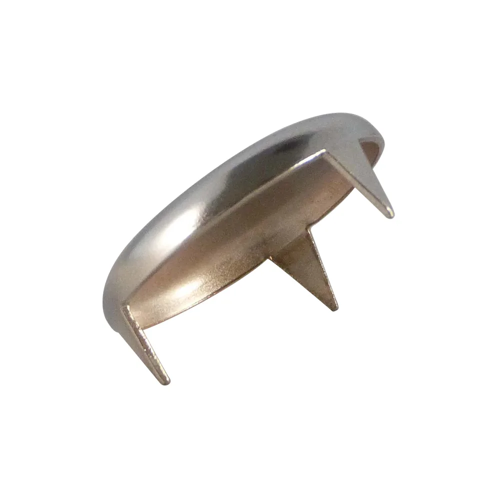 Deslizador redondo para muebles para clavar Ø20mm - con 3 puntas - Níquel imagen 2