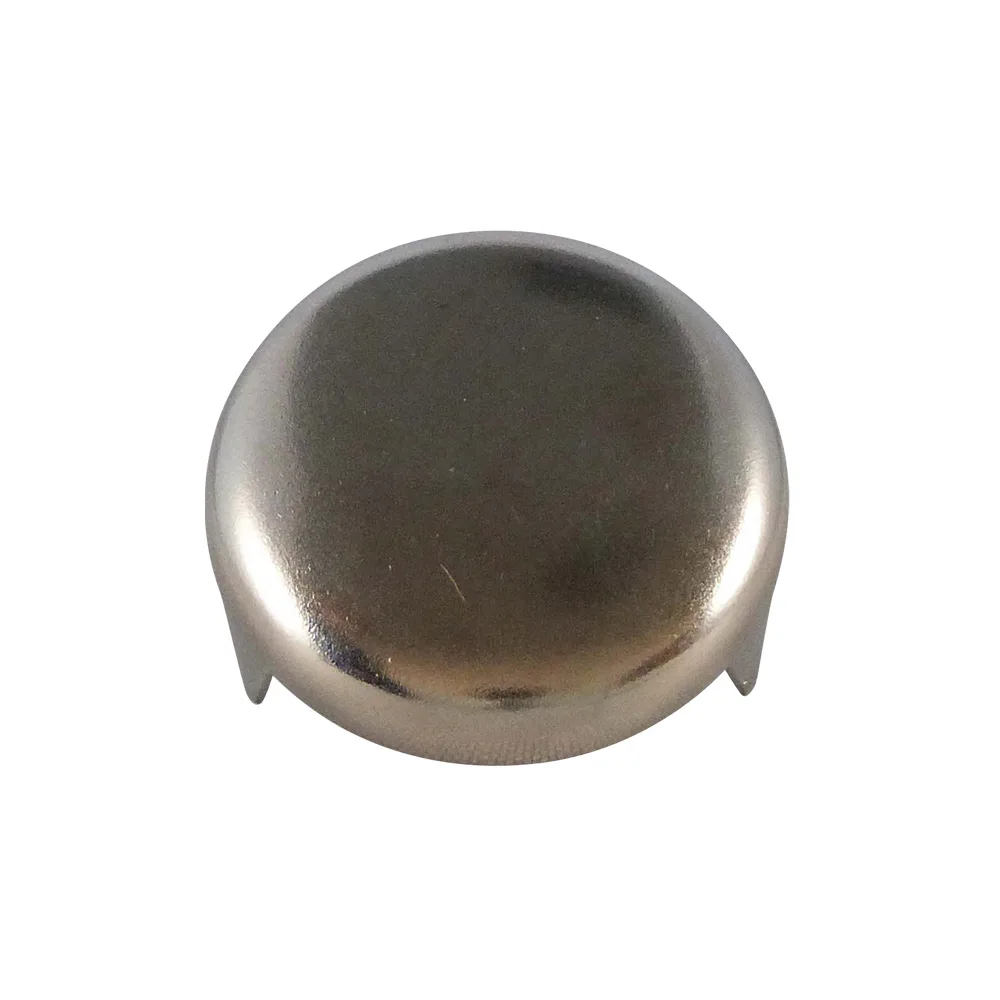 Deslizador redondo para muebles para clavar Ø20mm - con 3 puntas - Níquel imagen 3